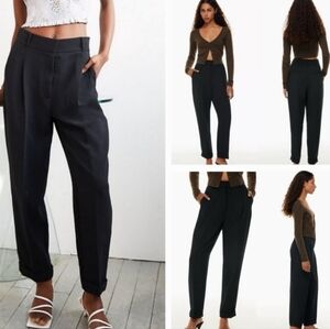 Aritzia Wilfred Effortless Pant Women's Black Trousers 10